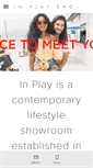 Mobile Screenshot of inplayshowroom.com